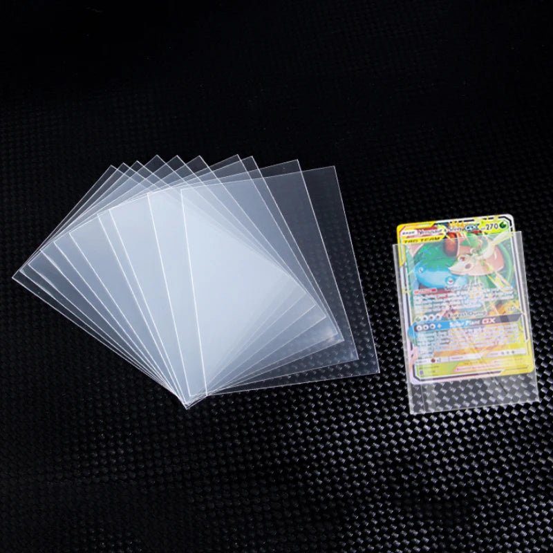 50/100 Pcs Transparent Playing Card Cover